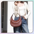 thumbnail image 3 of Bolso de mano Keyli para mujer, piel café, impermeable, 3 of 6