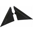 thumbnail image 1 of Cubierta de la bandera del espejo retrovisor de la puerta 1SH17KX7AA Reemplazo de la placa triangular del espejo retrovisor izquierdo derecho para FIAT 500 2012 a 2017 (negro brillante), 1 of 5