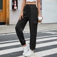 thumbnail image 1 of Casual Long TrousersSkin Friendly Elastic Waist Women Casual Trousers Drawstring Closure Cinched Cuff 4 Pockets For School ANGGREK Otros, 1 of 6