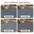 thumbnail image 7 of ODIKA Vintage Stripe Border Interlocking Zigzag Herringbone Farmhouse Refined Foldable Easy Care for Queen Size Bedroom, Under Bed, Master Suite, 7 of 7