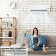 thumbnail image 5 of 2 Zone Mini Split 18000 24000 Ductless Air Conditioner Pre-Charged 21 Seer Dual Zone Mini Split, 5 of 9