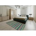thumbnail image 4 of Ahgly Company Indoor Rectangle Abstract Green Abstract Area Rugs, 2' x 3', 4 of 6