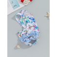thumbnail image 3 of Suealasg Toddler Girls One Piece Swimsuit 1T 2T 3T Baby Girl Sleeveless Floral Print Romper Swimwear Infant Girls Summer Bathing Suit Beachwear, 3 of 7