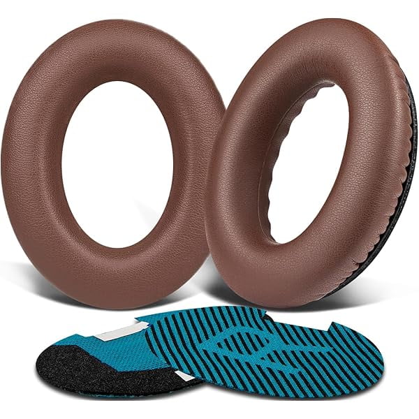wonima44 Protein Leather Earpads Cushions for Bose Headphones, Replacement Ear Pads for Bose QuietComfort 15 QC15 QC25 QC2 QC35/Ae2 Ae2i Ae2w/SoundTrue & SoundLink Around-Ear Series - Coffee