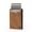 Brown, variant on Leather Wallet for Men with Pop-Up Card Holder, Bifold Minimalist Slim Wallet, RFID Blocking, Front Pocket, Aluminum Case, Water Resistant, 6 Credit Cards Capacity & 5 Pockets, Black
