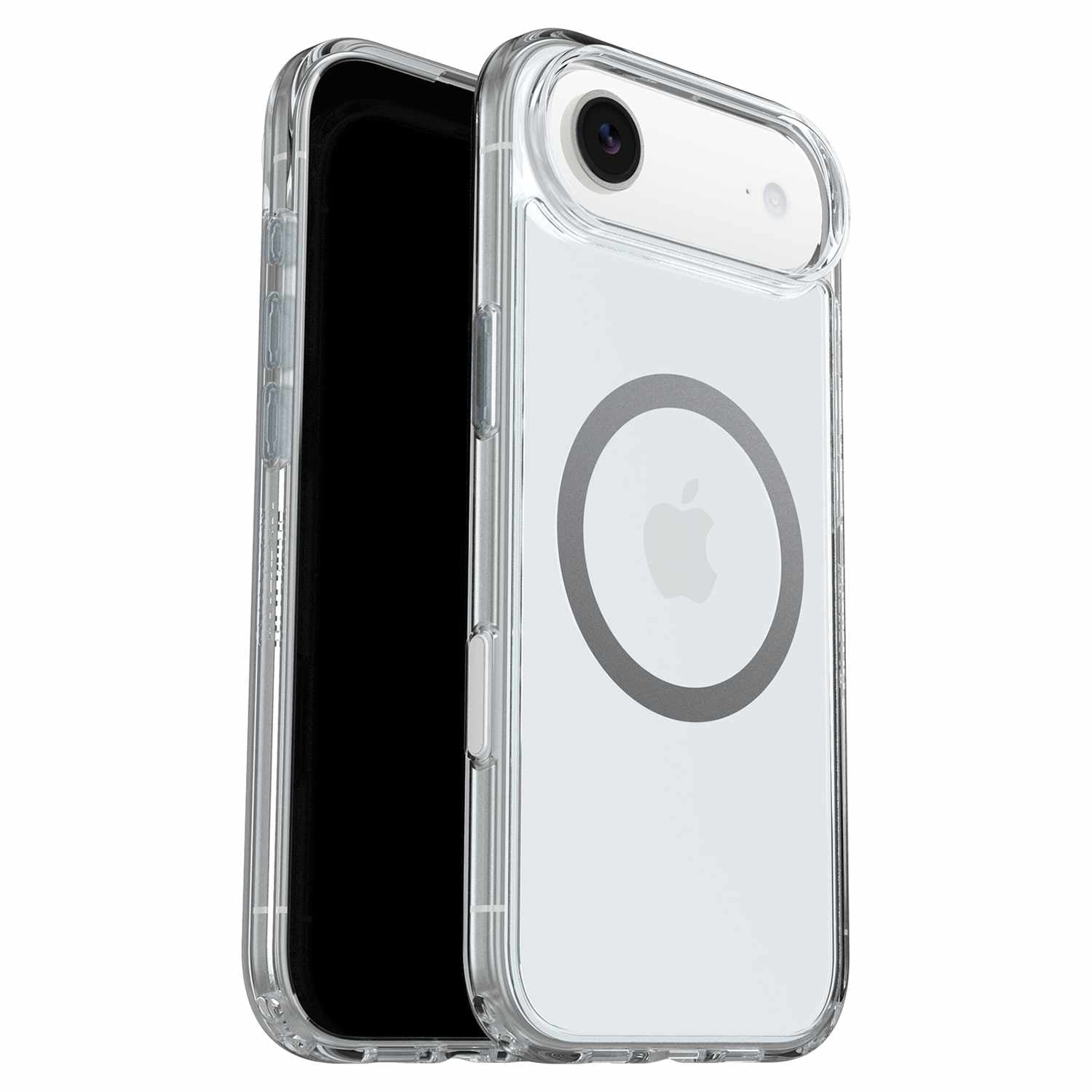 OtterBox Étui Symmetry Clear MagSafe avec Contrôle de la Caméra Clear with Bleu Tint (Clear) pour iPhone 17 Pro Max