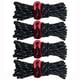 thumbnail image 1 of Eigraketly Cuerda de tienda de 4 piezas, alambre de senderismo, suministros de Camping, accesorio de bricolaje, equipo de escalada multifuncional carpas Negro, 1 of 6