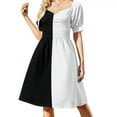 thumbnail image 2 of Robe Mod Noire et Blanche Robes d'Été Femmes 2024 Robes de Luxe Vêtements d'Été Femmes 2024 Robes Femmes Été 2024, 2 of 5