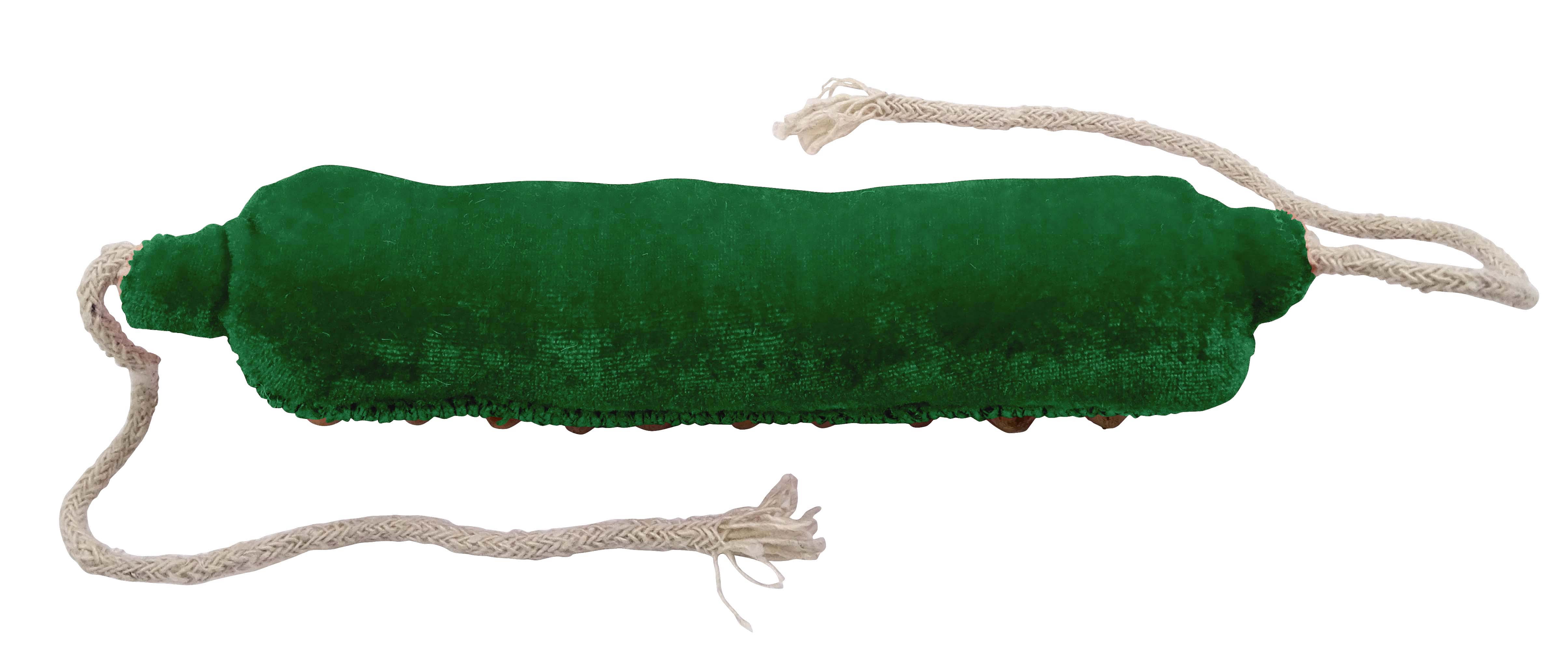 Banithani Indian Traditional 3 Line Classical Kathak 12 No Ghungroo Anklets Dancing Ankle Bracelet Pair Jewelry-Green