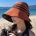 thumbnail image 4 of SikaFu Japanese Vinyl Empty Hats Can Fold In Summer Shading Hat Ms. Korean Version Of The Beach Hat Casual Sun Hat, 4 of 7