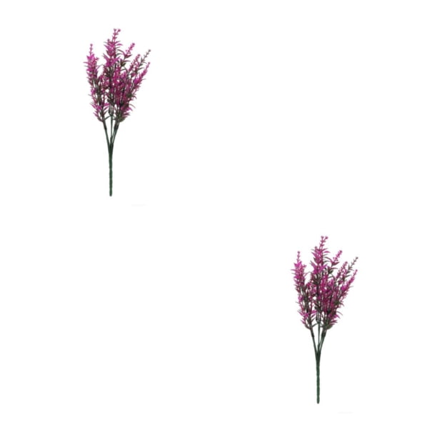 Advancent Flores artificiales de 2 piezas con apariencia realista para un tacto lujoso y duradero, loto rojo Loto rojo 2piezas