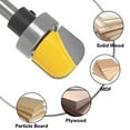 thumbnail image 5 of 3Pcs 1/4 Inch Bowl and Tray Router Bit, Bowl & Tray Template Router Bit Set with Ball Bearing, 5 of 6