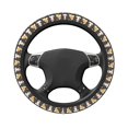 thumbnail image 3 of Daiia Cute Bee Gnome Steering Wheel Cover Auto Steering Wheel Covers Breathable Anti-Slip Steering Wheels Car Interior Decor Accessories for Men Women Universal 15 Inch, 3 of 8