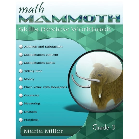 Math Mammoth Grade 3 Skills Review Workbook, (Paperback)