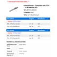thumbnail image 2 of Exhaust Hanger - Compatible with 1976 - 1978 Chevy K20 1977, 2 of 2