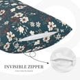 thumbnail image 3 of Daiia Vintage Floral Bedding Waterproof Pillow Protector Zippered Queen – Bed Bug Proof Pillow Encasement-20"x30", 3 of 6