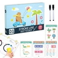 thumbnail image 1 of Preschool Learning Activities Themes Busy Book Alphabet and Number Flash Cards Learning Materials and Tracing Coloring Book, 1 of 8