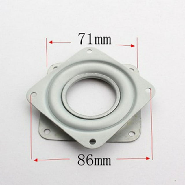 MYG for 360 Degree Heavy Duty Metal Bearing Rotating Swivel Turntable Plate for Desk Table Bar Chairs Office Chairs Car Seats Display Racks Smooth Rotation 3\" Diameter