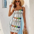 thumbnail image 3 of Ciroc Slip Dress Woman clothes Beachwear, 3 of 4
