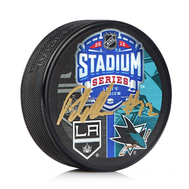 Patrick Marleau Signé San Jose Sharks Série Stade Rondelle de Hockey 2015