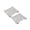Silver X 2, variant on MANGOBOB 8x9 Metal Adjustable Trivet Wite from 9" to 15" Multi-Purpose Spoon Rest and Kitchen Table mats Shrink Pads Non-Sliding hot pad and Pot Holder (Silver)