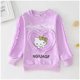 thumbnail image 3 of Traje largo de manga larga de algodón puro para primavera y otoño de Hello Kitty para niñas, traje deportivo de dos piezas a la moda para niños grandes, 3 of 5