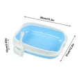 thumbnail image 2 of Pet Supplies Large Cat Litter with High Sides Enclosed Privacy Hood Top Entry Odor Control Non Stick Bottom Ideal for Indoor Use Cats, 2 of 2