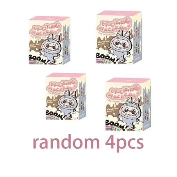Labubu-caja ciega emocionante, figuras de acción de Anime, 17cm, bonita caja misteriosa, muñecos de Pvc y adornos para pasatiempos, muñeco con cara de vinilo de monstruos
