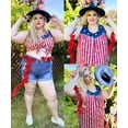 thumbnail image 2 of TIYOMI Ladies Plus Size 4X American Flag Tank Tops Crewneck Shirts Old Style Camisole Summer 4th of July Tank Tops 4XL 24W 26W, 2 of 4