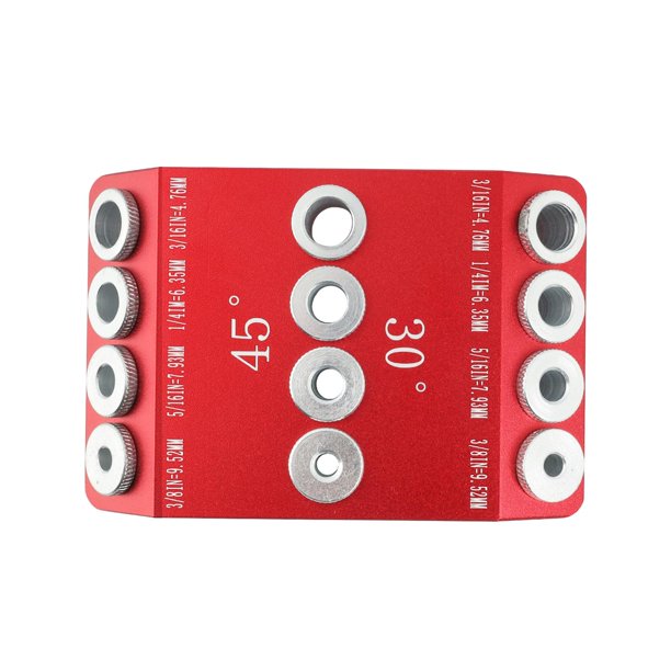 Drill Guide Template Block 4 Sizes Drill Hole Template Jig for Deck