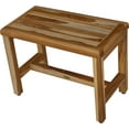 thumbnail image 5 of Natural Color  Teak Wood Shower Bench Stool Seat Chair For Inside Shower Provides   Storage  and Organization For Bathroom Accessories, 5 of 5
