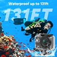 thumbnail image 5 of Akaso Ek7000 4K30Fps 20Mp Cámara De Acción Eis Ultra Hd 131Ft Cámara Subacuática Impermeable Con Agarre Flotante Impermeable Y Estuche De Transporte Kit De Accesorios Para Casco, 5 of 5