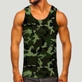 thumbnail image 2 of Hessimy Men’s Athletic Fit Tank Tops Cotton Breathable Sleeveless Undershirts（AG,L), 2 of 5
