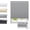 Grey(blackout), variant on No Drill Cellular Shades for Indoor Windows, Thermal Insulating & Noise Reducing Honeycomb Blinds, Cordless Free Stop Blinds Light Filtering, White,27 1/2" W x 80" H