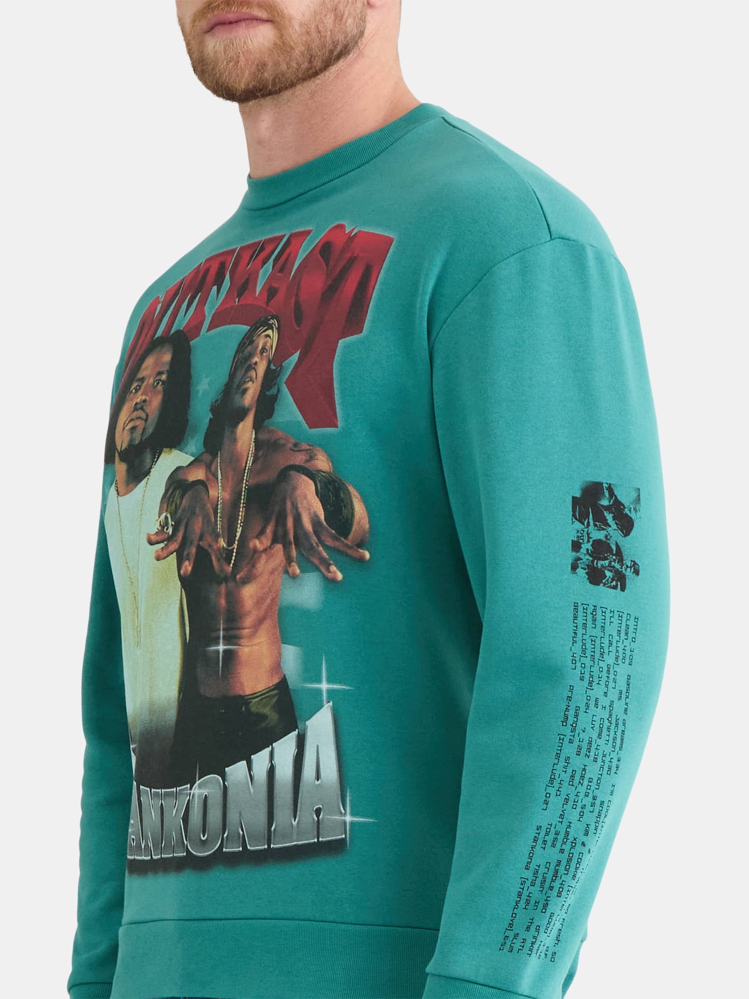 OutKast Men's and Big Men’s Graphic Fleece Sweatshirt with Long Sleeves, Sizes XS-3XL