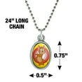 thumbnail image 4 of Tom and Jerry Jerry Character Antiqued Oval Charm Pendant with Chain, 4 of 5