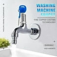 thumbnail image 3 of Anti-theft Faucet Water Tap With Lock Key Alloy Key Switch Faucet Bibcocks For Kitchen Outdoor Gard, 3 of 5