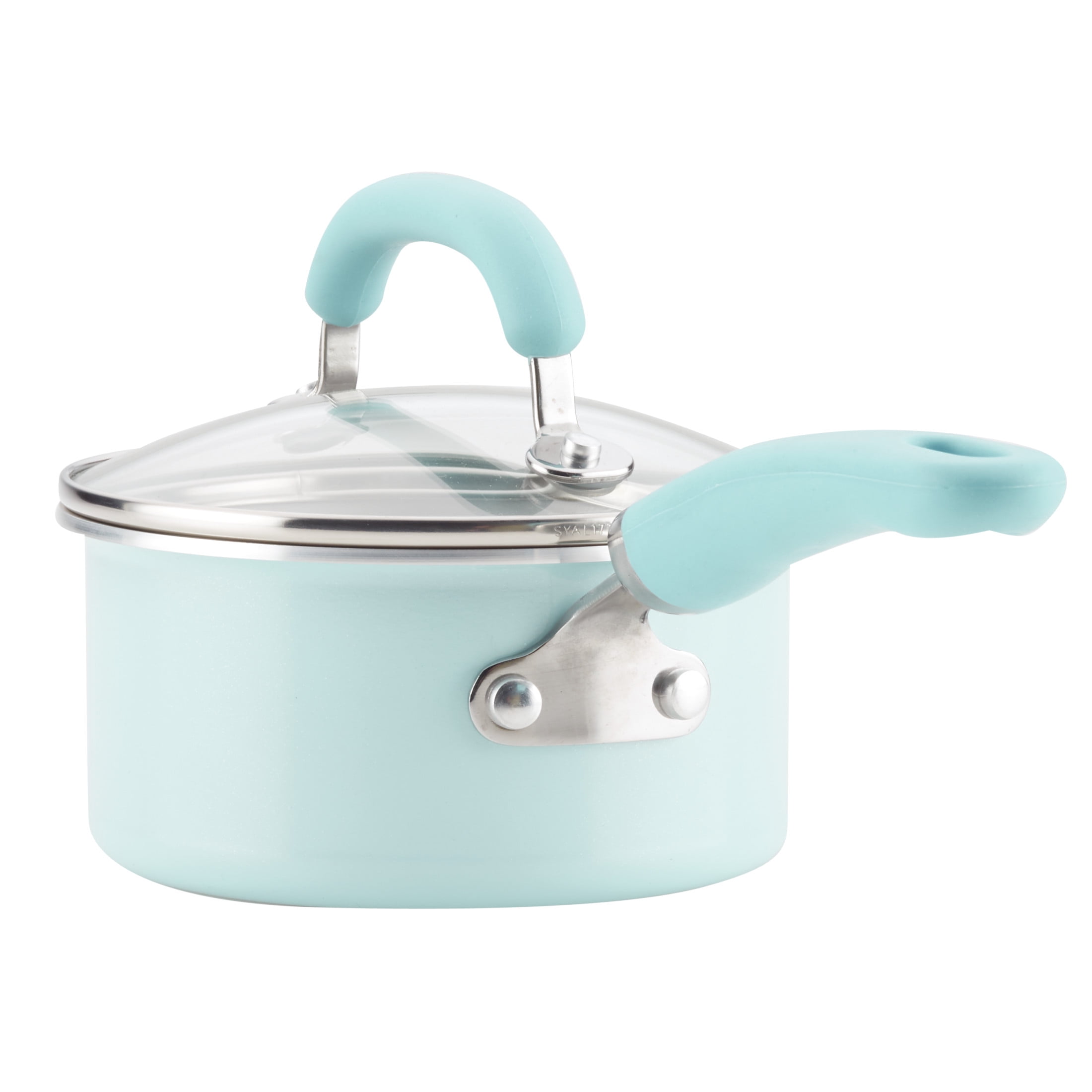 Rachael Ray 13 Pc Create Delicious Aluminum Nonstick Cookware Set, Light Blue Shimmer