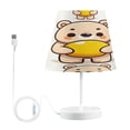 thumbnail image 2 of Lovely Bear Holding Lemon Desk Lamp LED Table Nightstand Lamps with 3 Color Temperatures for Home Bedroom Living Room Decor 6x11, 2 of 8