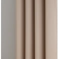thumbnail image 4 of Nicole - 1 Patio Extra Wide Premium Thermal Insulated Blackout Curtain Panel - 16 Grommets - 102 Inch Wide - 84 Inch Long - Ideal for Sliding and Patio Doors (1 Panel 102 x 84, Ivory), 4 of 4