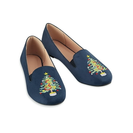 

Collections Etc Decorated Christmas Tree Holiday Shoes