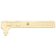 thumbnail image 4 of Regla de calibrador, calibrador a vernier de doble escala, calibrador de latón, calibrador a vernier confiable y duradero, 4 of 6