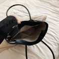 thumbnail image 4 of Bolso Tote Terciopelo Cuero para Ir Al Gran Capacidad Mujer Nuevo Versátil S (), 4 of 9
