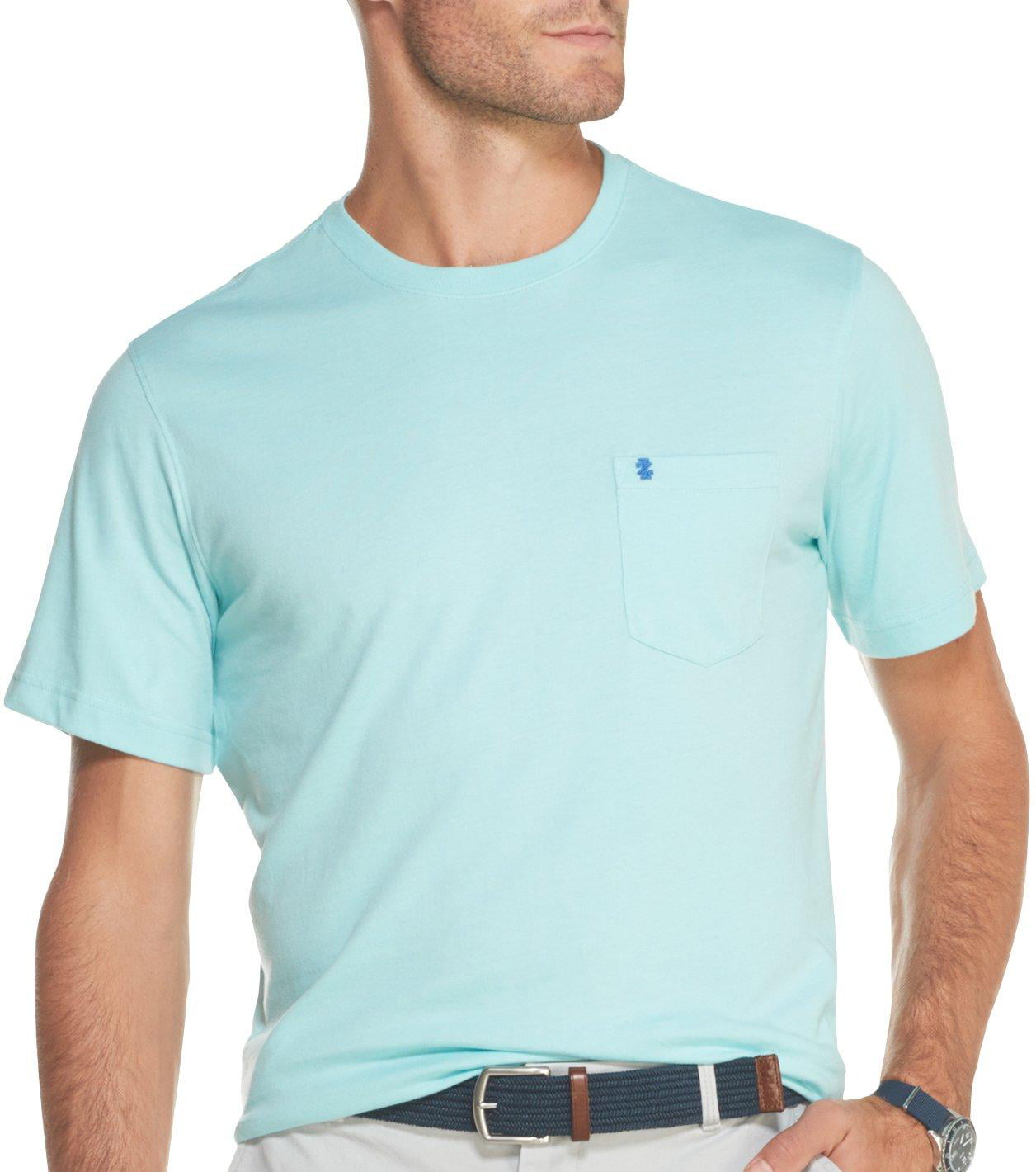 IZOD - IZOD Mens Solid Soft Pocket Short Sleeve T-Shirt - Walmart.com ...