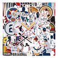 thumbnail image 1 of Juego de pegatinas de béisbol de vinilo impermeable, 50 piezas, para ordenadores portátiles, 1 of 2