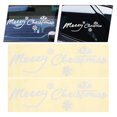 3pcs Christmas Car Window Stickers Reflective Sticker Festive