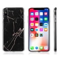 thumbnail image 2 of The Sparkling Marble Series Imd Soft Tpu Case For Iphone Xs Max - Black, 2 of 8