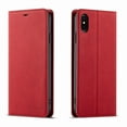 thumbnail image 2 of iPhone XS Max Flip Case, Dteck PU Leather Folio Case with Card Slots, Simple Style and Lightweight, Compatible With Apple iPhone XS Max 6.5 inch, Red, 2 of 4