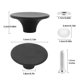 thumbnail image 3 of KDJ Bakelite Dutch Oven Pot Lid Knob Replacement, Heat Resistant Handle for Cookware, Frying Pans, Kettles, Easy to Install, Black, 54x22x18mm, 3 of 9