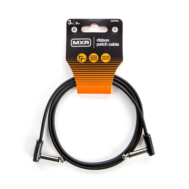 Cable de conexión JIM DUNLOP MXR en ángulo recto de 0,9 m (DCPR3)